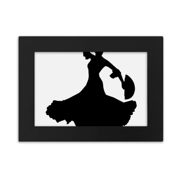 Performance Fan Dancing Dancer Desktop Photo Frame Ornaments Picture Art Painting