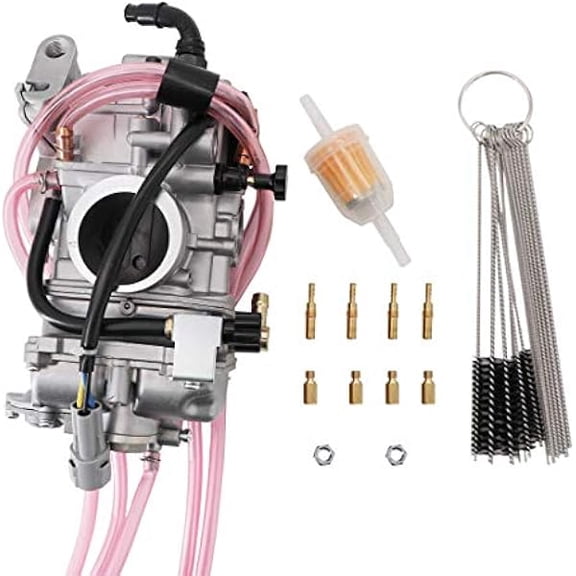 Performance Flatslide Carburetor FCR38 38mm with Replacement Part Number 5XC-14101-G0-00, applicable to 250cc Off-Road Motorcycles 2001-2013, Easy Installation