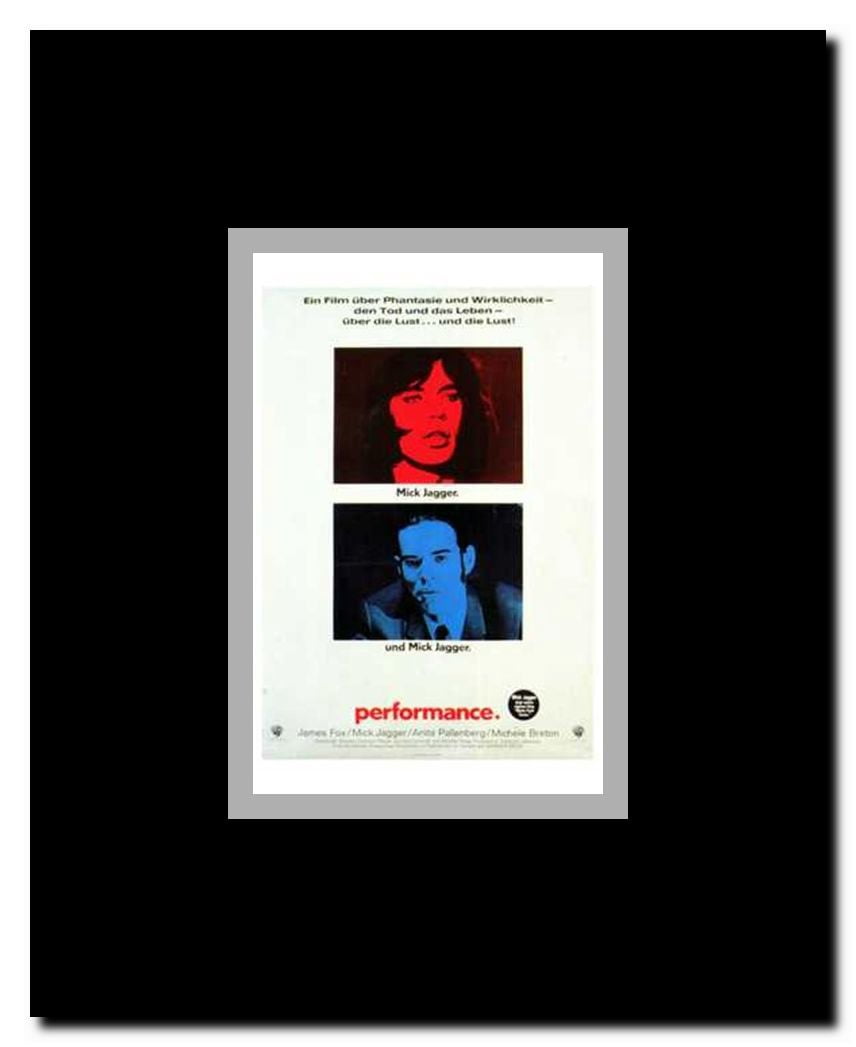 Performance Framed Movie Poster