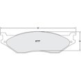 thumbnail image 1 of Performance Friction 0777.20 Disc Brake Pad Set, 1 of 3