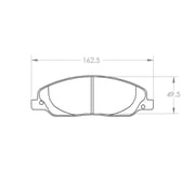 Performance Friction 1081.10 Disc Brake Pad