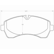 Performance Friction 1268.10 Disc Brake Pad Set