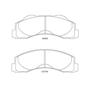 Performance Friction 1414.20 Disc Brake Pad Set