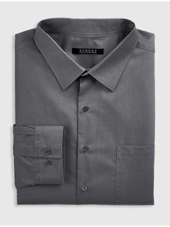 Performance Heather Dress Shirt Blackened Pearl 19