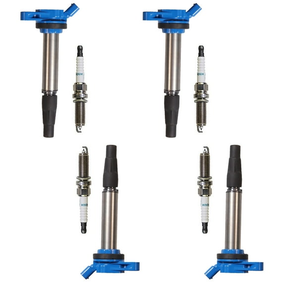 Performance Ignition Coil and Denso Iridium Spark Plug Compatible with Toyota Corolla UF546