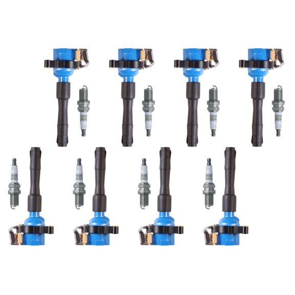 Performance Ignition Coil and NGK Platinum Spark Plug Compatible with BMW 325i 328i UF354
