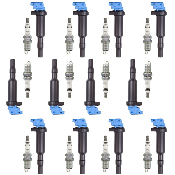 Performance Ignition Coil and NGK Ruthenium Spark Plug Compatible with Rolls-Royce Phantom