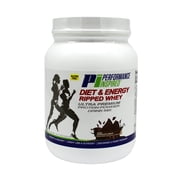 Performance Inspired Nutrition - Diet & Energy Ripped Whey Protein - 25g Protein -L-Carnitine - Dark Chocolate   2.25 LBS