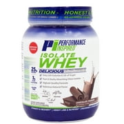 Performance Inspired Nutrition - Isolate Whey Protein Powder - All Natural - 25G - L-Glutamine - Contains BCAAs - Chocolate Passion - 2 Lbs