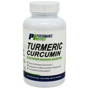 Performance Inspired Nutrition - Turmeric Curcumin All-Natural Capsules – Joint & Inflammatory Support - Black Pepper & Antioxidants – 60 Count