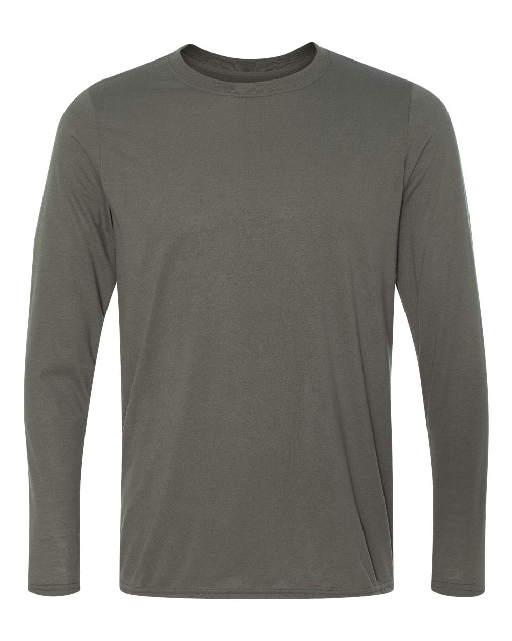 Performance Long Sleeve T-Shirt, L, Charcoal - Walmart.com