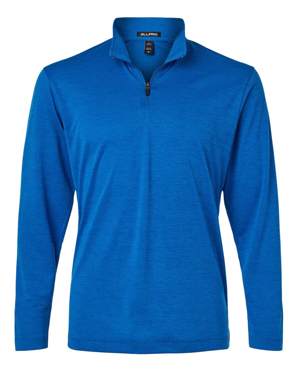 AllPro 4HM700 Performance Mélange Quarter-Zip Pullover-Charcoal