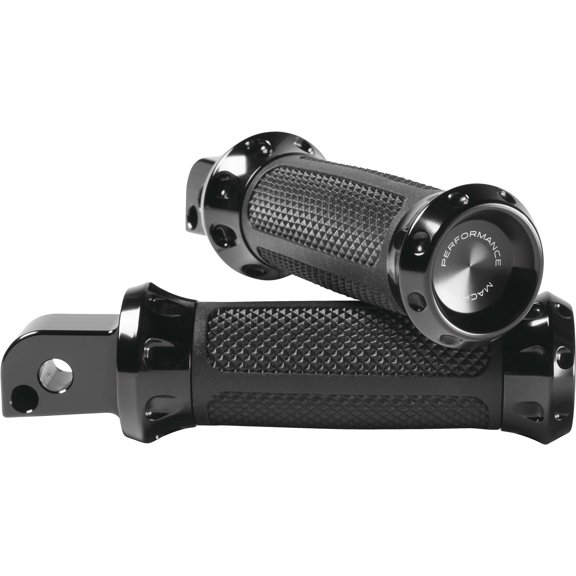 Performance Machine 0035-1245M-B Overdrive Footpegs - Passenger - Black