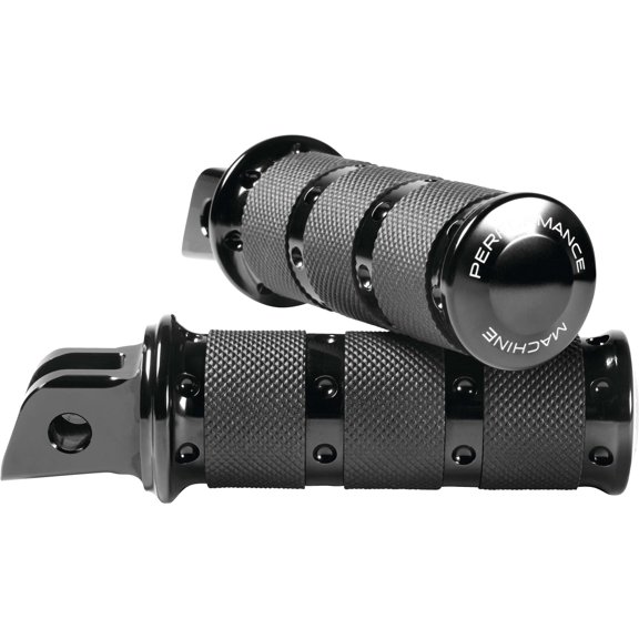 Performance Machine 0035-1247M-B XLS Footpegs - Driver - Black