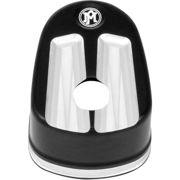Performance Machine 0177-2042SCA-BM Ignition Switch Cover - Scallop - Contrast Cut