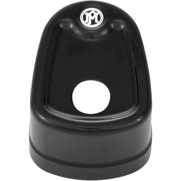 Performance Machine 0177-2042SMT-BM Ignition Switch Cover - Smooth - Contrast Cut