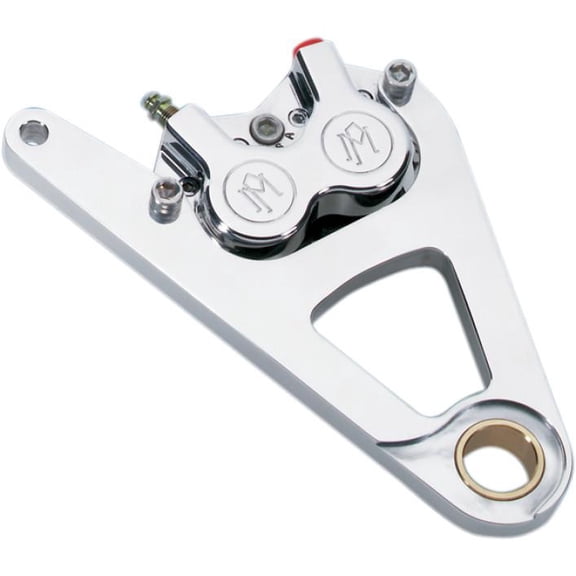 Performance Machine 1217-0017-CH Classic Single Disc Front Brake Caliper Kit - Chrome