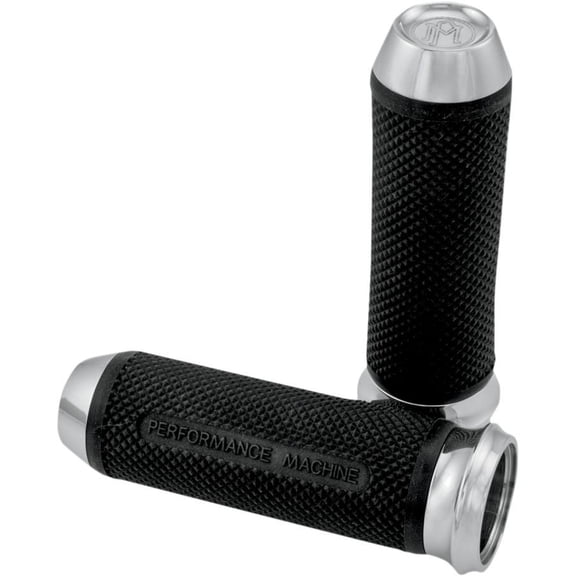 Performance Machine 0063-2027-CH Elite Grips - Chrome