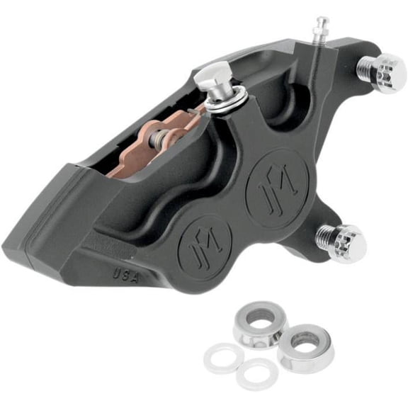 Performance Machine Four-Piston Differential-Bore Brake Caliper Kit Black Ops CALIPER 4PIS BO RTFT 11.5 Right -Front 0053-2920-SMB