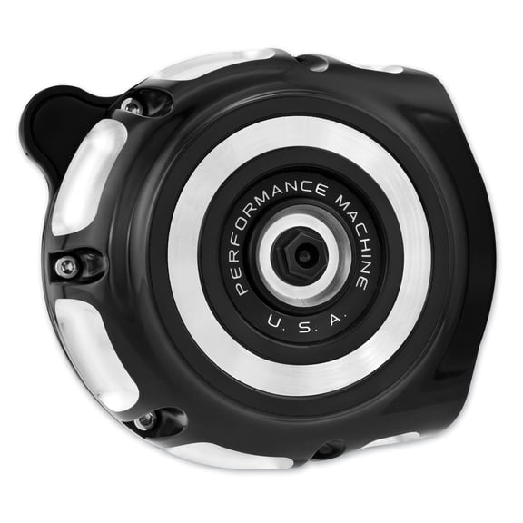 Performance Machine Vintage Air Cleaner Kit Contrast Cut (0206-2133-BM)