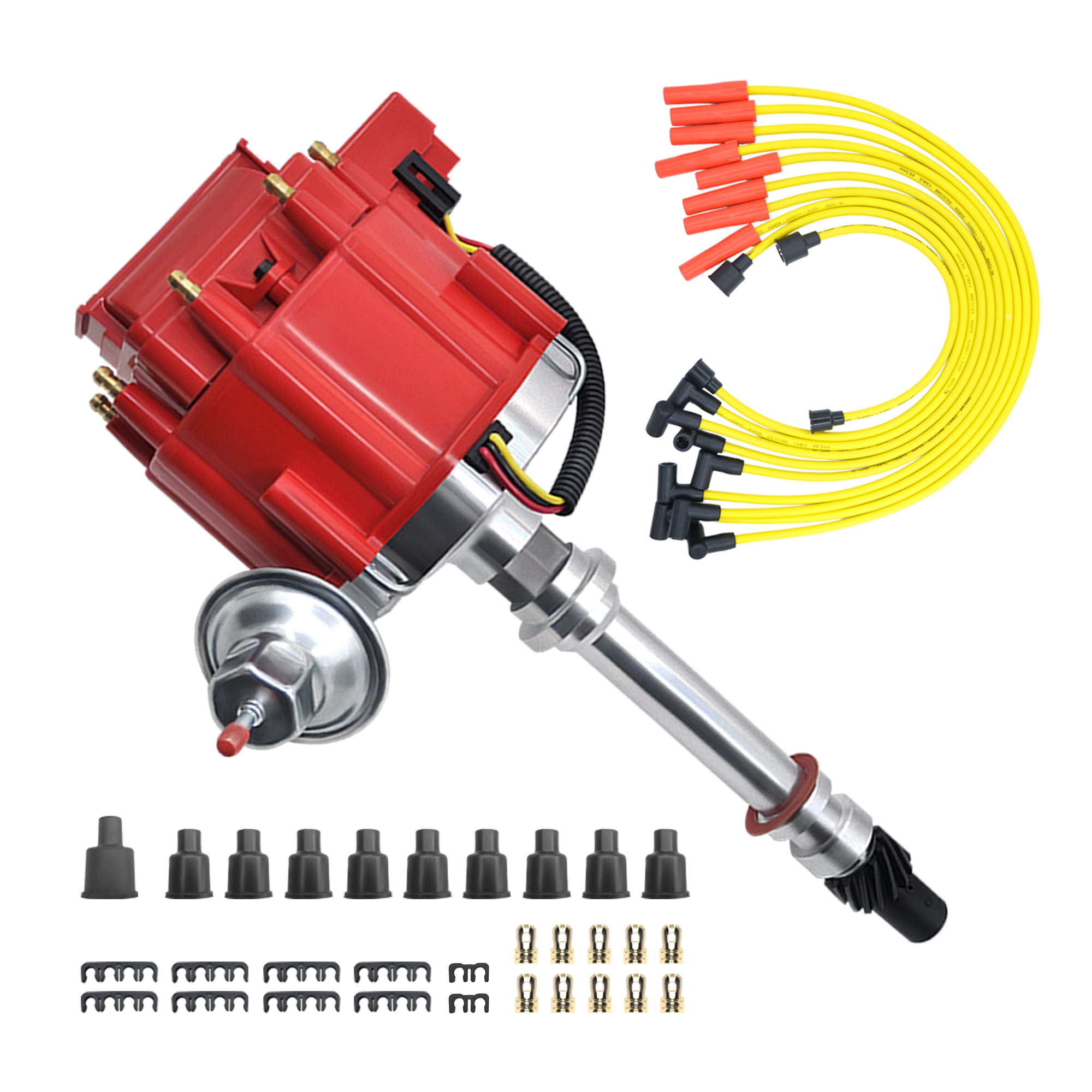 Performance Master Distributor & Spark Plug Wires for 267 305 307 454