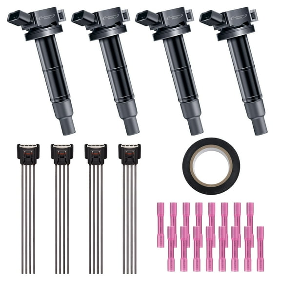 Performance Master 4Pcs UF333 Ignition Coils Pack with Toyota Lexus Scion Corolla Matrix RAV4 2.0L