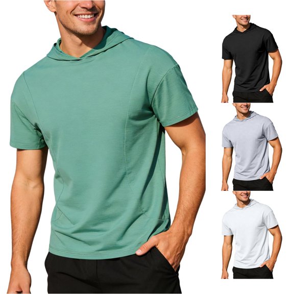Performance Outdoor Short Sleeve Everyday Fit Performance Tee for Running and Endurance Training Men Men's Loose Fit Shirts
