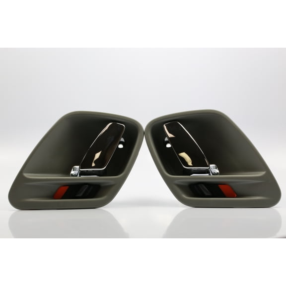 Performance PFM-100217 Chrome/Gray Pair Set (Front=Rear) Interior Inside Door Handle for Jeep Grand Cherokee Limited Model