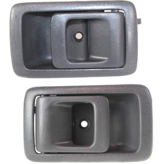 Performance PFM-107289 Interior Door Handle, Front or Rear Driver and Passenger Side, Dark Gray, Set of 2 for 1987-2004 Toyota Tacoma, 4Runner, Paseo, Tercel, Camry