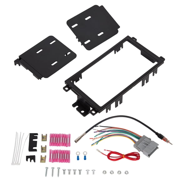 Performance PFM-149513 Double 2 Din Stereo Radio Dash Kit w/Wiring Harness, Front, Center, Textured Black, Sold Individually for 1997-2005 Buick Century; 1995-2005 Buick LeSabre