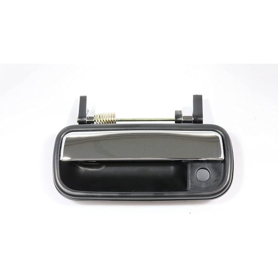 Performance PFM-200289 Outer Exterior Outside Door Handle Black Housing Chrome Lever fits Front Left Driver Side