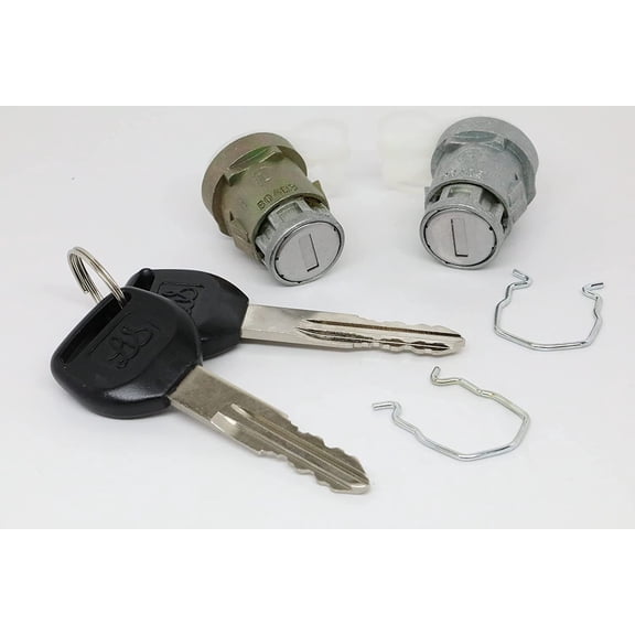 Performance PFM-202899 Door Lock Cylinder Set with Keys for Driver Side and Passenger Side