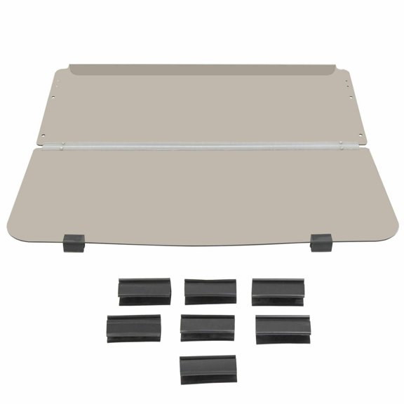 Performance PFM-237211 Folding Golf Cart PC Tinted Windshield Windscreen, for Club Car DS 1982-2000.5, Sold Individually