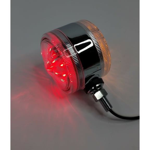 Performance PFM-279747 3" LED Double Face Pedestal Turn Signal Light, Amber Red, Sold Individually