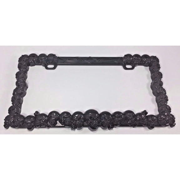 Performance PFM-280480 License Plate Frame, Rear, Black, Sold individually
