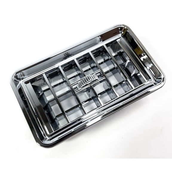 Performance PFM-281562 Chrome Plastic A/C Vent With Cross Grids , Driver Side, Chrome, Sold Individually