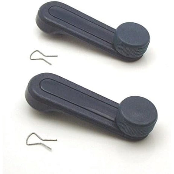 Performance PFM-332597 Interior Window Crank Handle Textured Blue Pair Set for Various Toyota Models