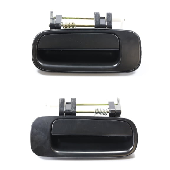 Performance PFM-443809 Smooth Black Rear Pair Set LH & RH Exterior Outside Door Handle for Toyota Camry