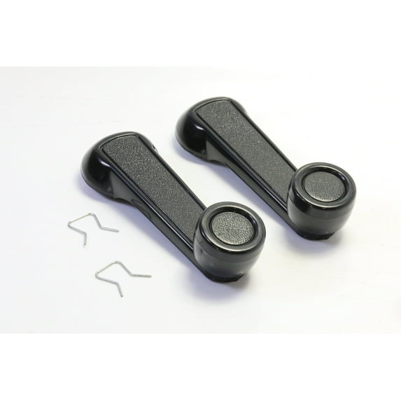 Performance PFM-554013 Interior Window Crank Handle Pair Set Black for Various Honda Models