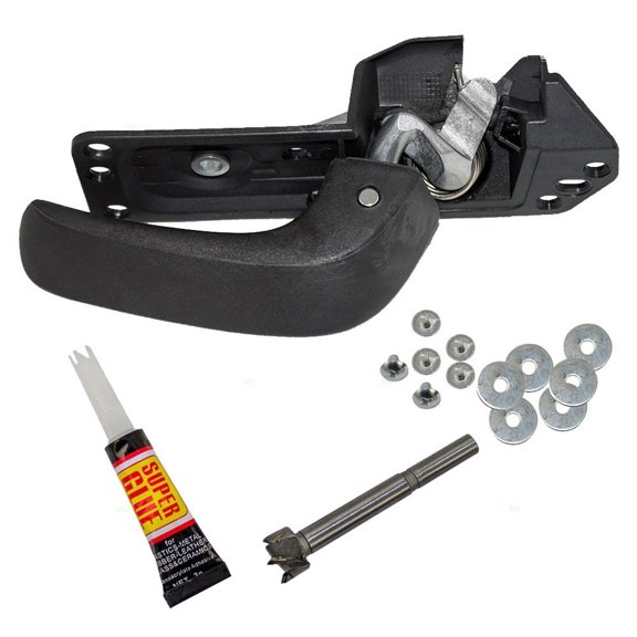 Performance PFM-565530 Door Handle Repair Kit Inner Interior Inside Door Handle Metal Base with Nuts and Bolt Driver Side Left LH for Sierra Silverado