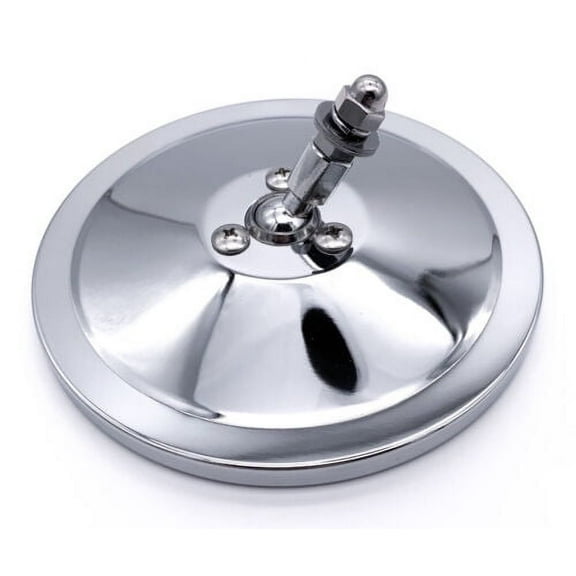 Performance PFM-646171 5" Flat Side View Mirror Head, Left or Right, Smooth Metal Chrome, Sold Individually for 1928-1972 Chevy C10 Pickup, C10 Suburban, C20 Pickup, C20 Suburban, C30 Pickup