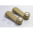 thumbnail image 1 of Performance PFM-657848 Beige w/Chrome Knob Window Crank Handles Pair for Various Nissan Truck and SUVS, 1 of 2