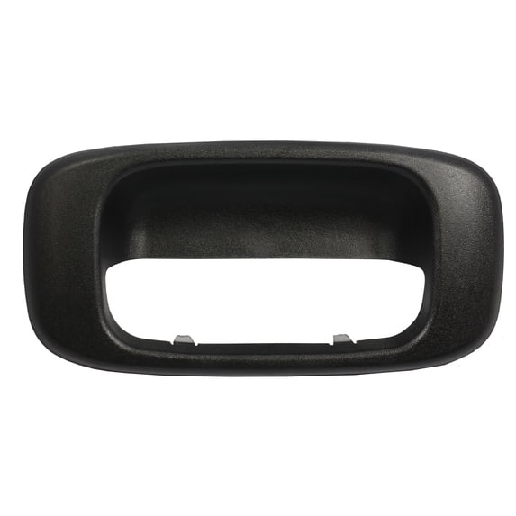 Performance PFM-687139 Outer Exterior Outside Door Handle Textured Black Rear Back Latch Liftgate Tailgate Handle Bezel Trim for 99-07 GMC Sierra Chevy Silverado Stepside, Fleetside