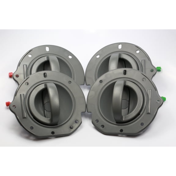 Performance PFM-743334 Gray Set of 4-pcs Interior Inside Door Handle for Jeep Liberty