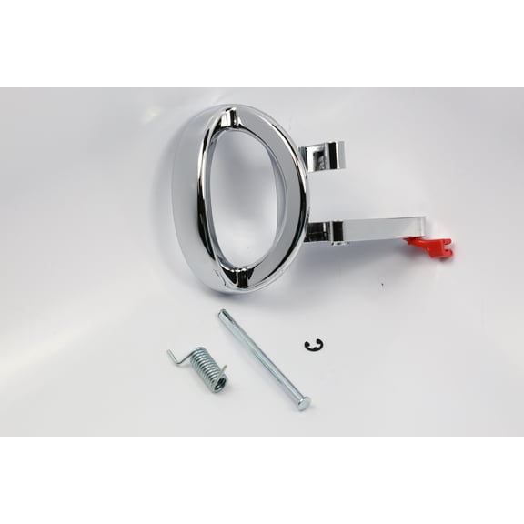 Performance PFM-772674 Chrome Right Passenger Side (Front=Rear) Interior Inside Door Handle Lever w/ Spring and Pin for Jeep Liberty & Commander