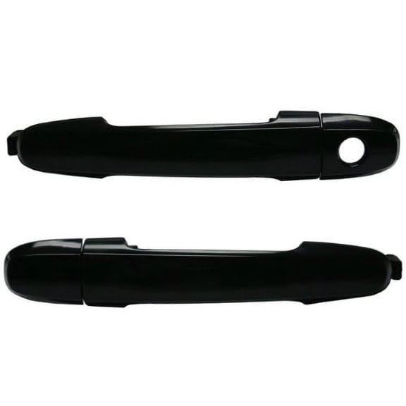 Performance PFM-931100 Smooth Black Front Pair Set LH & RH Exterior Outside Door Handle for Various Toyota Models