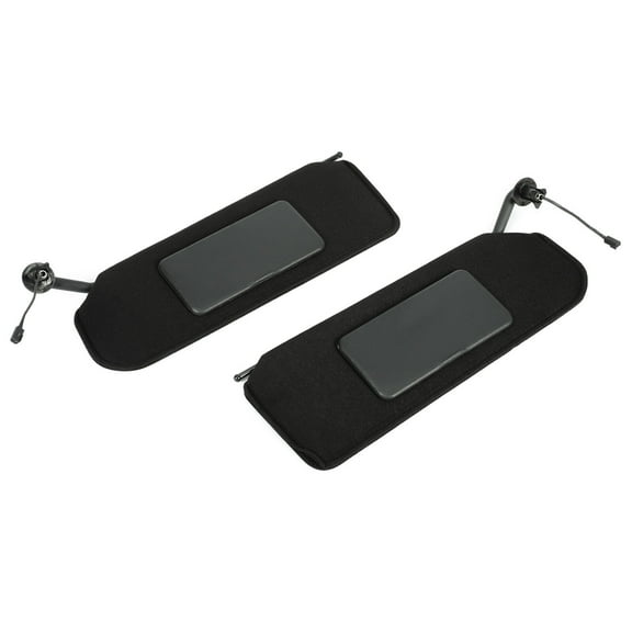 Performance PFM-998635 Sun Visor, Front, Left and Right, Black, Set of 2 for 1997 1998 1999 2000 2001 2002 2003 2004 Chevy Corvette