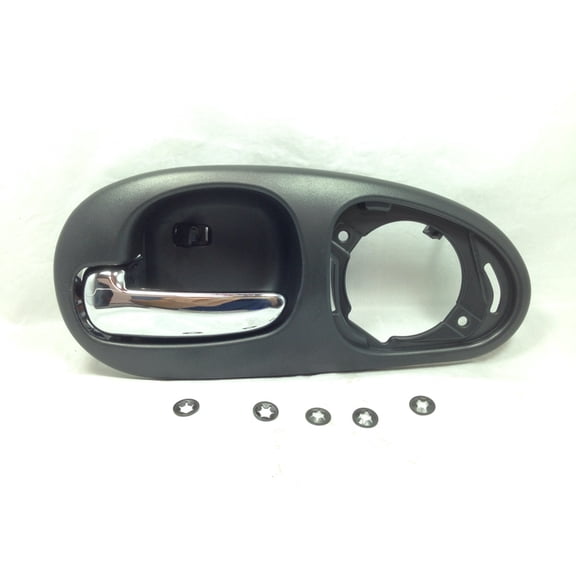 Performance PFM-999473 Chrome/Texture Black Rear Left Driver Side Interior Inside Door Handle for Concorde Intrepid 300M LHS