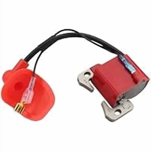Performance Red Ignition Coil Replacement for Mini 43cc 47cc 49cc Quad Pocket Dirt Bike ATV 2-Stroke Engine, With Spark Plug, Compatible with Select Models