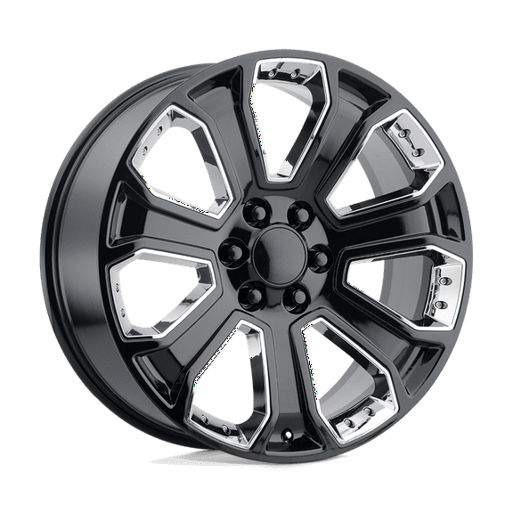 Performance Replicas Cast Aluminum Rim PR113 22X9 6X5.5 G-BLK CHR ACC 24MM, 113GC-2295824